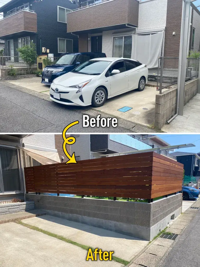 外構リフォーム人工芝エリア増設施工例
