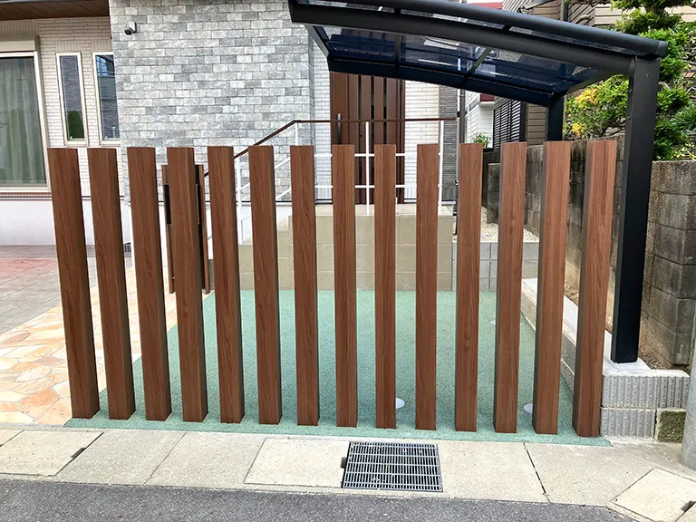 ガーテリア侵入対策フェンス施工例