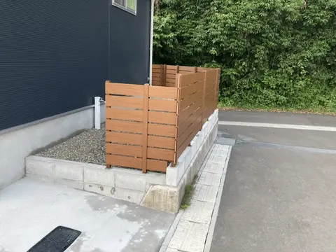 フェンス・デッキ・テラス・タイル・石張りの施工事例