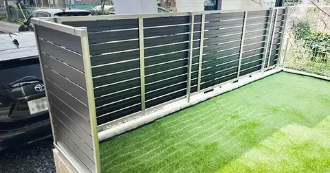 フェンス・芝・植栽・目隠しの施工事例