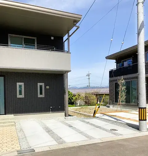 長野県のアプローチ・駐車場・土間・タイル・石張りの施工事例