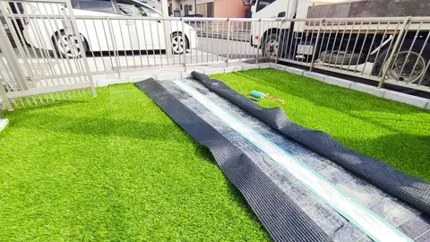 愛知県のフェンス・芝・植栽の施工事例