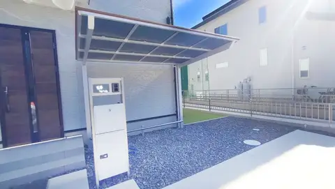 愛知県のサイクルポートの施工事例