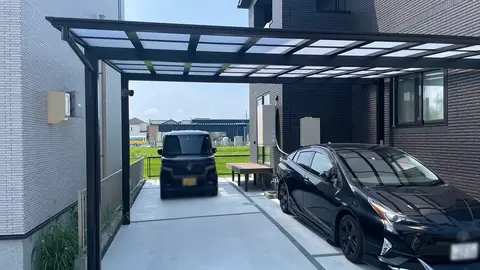 愛知県のカーポート・フェンス・デッキ・テラスの施工事例