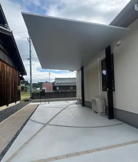 岐阜県のカーポート・フェンスの施工事例