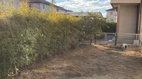 岐阜県のフェンス・芝・植栽の施工事例