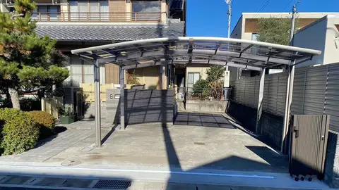 岐阜県のカーポート・門扉の施工事例