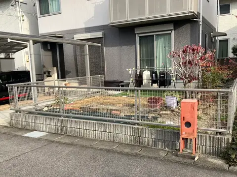 愛知県のフェンス・駐車場・土間・目隠しの施工事例