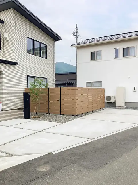 長野県のフェンス・門柱・門塀・目隠しの施工事例