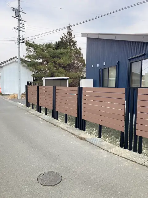 長野県のフェンス・目隠しの施工事例