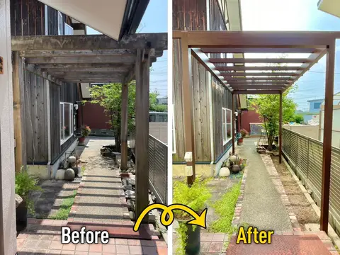 愛知県のデッキ・テラスの施工事例