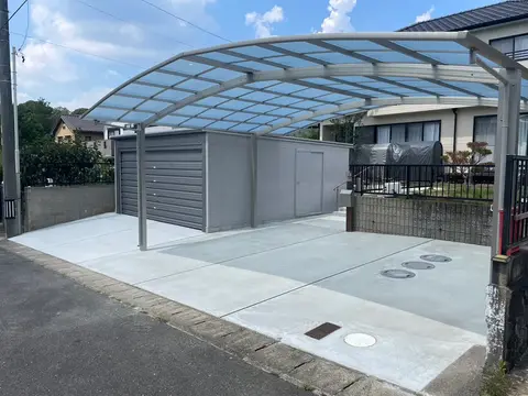 愛知県のガレージ・駐車場・土間の施工事例