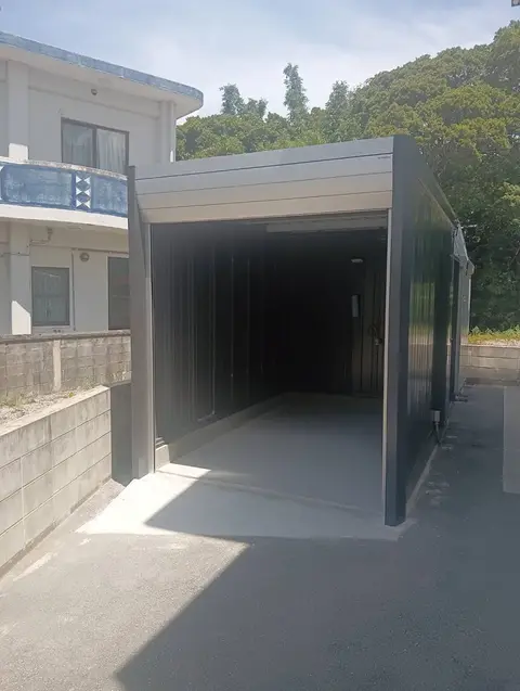 沖縄県のガレージの施工事例